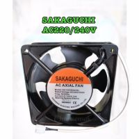 พัดลม 4.5 นิ้ว 220V 12cm Cooling Fan ตัวขอบพัดลมเป็นเหล็ก ระบายความร้อน Black ใช้ไฟบ้านได้ ● พัดลม 4.5 นิ้ว 220V Cooling Fan ต่อกับปลั๊กไฟตัวผู้