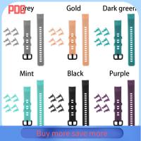 PDG สีสัน สร้อยข้อมือ กีฬา สายสำรอง For Honor Band 5 4 สายนาฬิกา ซิลิโคน