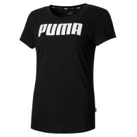 PUMA BASICS - เสื้อยืดผู้หญิง Essentials สีดำ - APP - 84719501