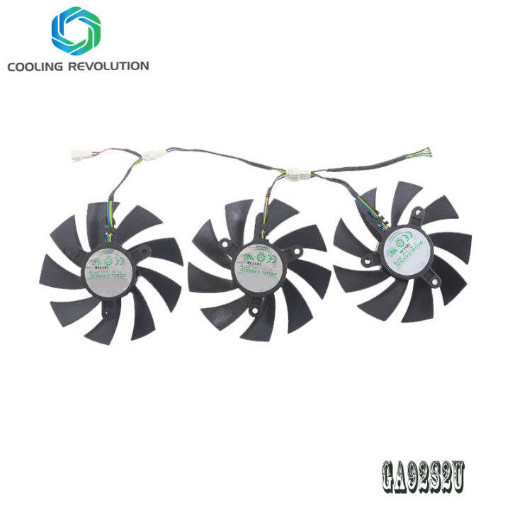 87มม-dc12v-0-46a-4pin-กราฟิกการ์ดพัดลมฮีทซิงค์สำหรับ-zotac-rtx2070-super-x-gaming-oc