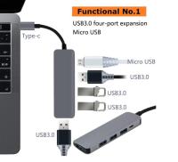 【▤】 The Auto Zone 5 In1 USB C HUB USB-C เป็น HDMI Sd/tf Card Reader Adapter MacBook Galaxy S9/S8 P20 Pro Type C USB 3.0 HUB