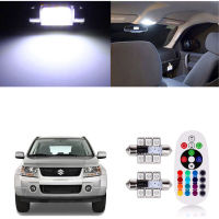 2ชิ้น36มม. ไฟโดมไฟตกแต่งภายในรถไฟอ่านหนังสือ RGB สำหรับ Suzuki Swift Grand Vitara Sx4 Jimny รถจี๊ป Renegade