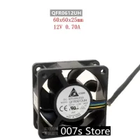 New Radiator Cooling Cooler Fan For DELTA 6025 DC 12V0.70A QFR0612UH 60x60x25mm 4PIN DOUBLE ball bearing PWM