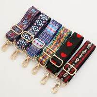 〖Margot decoration〗 Rainbow Adjustable Obag Straps Nylon Colored Belt Bag Strap Hanger Handbag Accessories for Women Decorative Obag Handle Ornament