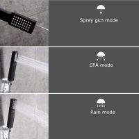 【YP】 3 1 Multifunction Shower Matte Boost Handheld Spray Gun Nozzle Pressurized Showers