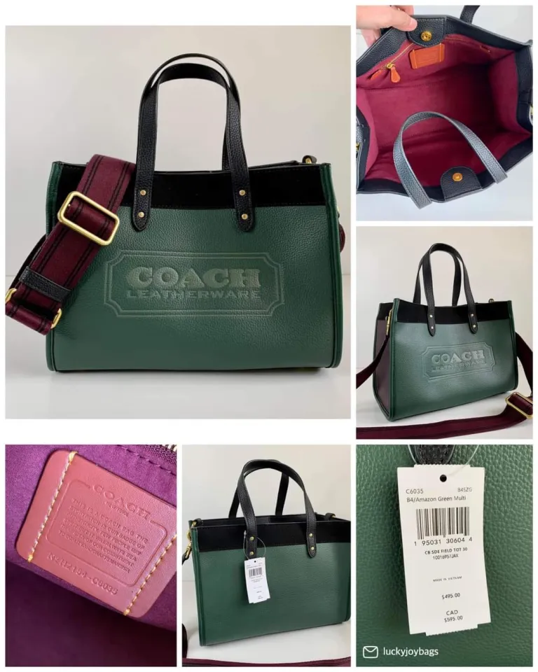 Authentic Coach Field Tote 30 In Colorblock With Coach Badge C6035