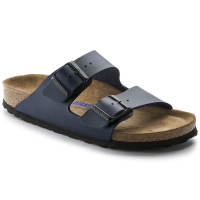 Birkenstock Arizona Birko-Flor Soft Footbed Unisex Regular Width Sandals in Blue