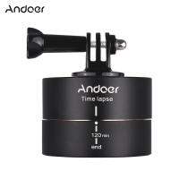 Andoer 120นาที360องศาส่ายกล้องหมุนอัตโนมัติเวลาล่วงเลยขาตั้งกล้องหัว Panoramic S tabilizer สำหรับ GoPro Hero6 5 4 3 3 + สำหรับน้ำหนักเบา DSLR ildc กล้องสำหรับ iPhone ซัมซุงหัวเว่ยมาร์ทโฟน