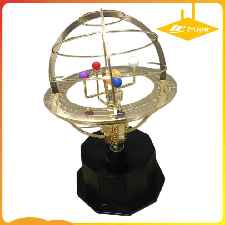 ZYLightt Metal Grand Orrery Model of The Solar System Decor Tabletop ...