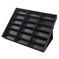 18 Sunglasses Glasses Retail Shop Display Stand Storage Box Tray Case Stand hot sale Case Tray Black Sunglasses wear Display