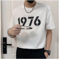 แขนสั้น T เสื้อเชิ้ตผู้ชาย 2023 ฤดูร้อนใหม่คอกลมแฟชั่นญี่ปุ่นลำลองหลวมแมทช์ง่ายด้านบน T เสื้อเชิ้ต