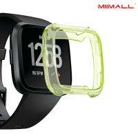 Miimall Fitbit Versa, ป้องกันทีพียูอ่อนกรอบทนต่อแรงกระแทกฝาครอบ Protector สำหรับ Fitbit Versa สมาร์ทวอท์ช