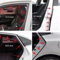 Auto Door Seal ฉนวนกันเสียงรถ Trunk Hood B C คอลัมน์แถบปิดผนึกยาง Weatherstrip Edge Trim Soundproof Anti-Collision