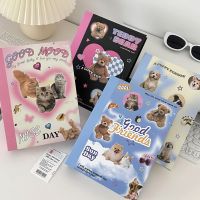 IFFVGX Retro A5 Photocard Holder Photo Album Kpop Idol Photocards Binder Collect Book Kawaii Cat Storage Albums for Photographs