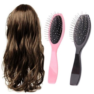 Comb Professional Anti Static Steel Brush for Wig Hair Extensions Training Head