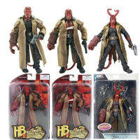 Hellboy รูปการกระทำมหัศจรรย์ที่สามารถเคลื่อนย้ายผ้าสะสมซูเปอร์ฮีโร่ของเล่น