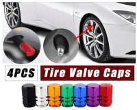 ราคาต่อ 4 ชิ้น จุ๊บลม จุกลม ฝาที่ปิดที่สูบลม Car Tire Valve Stem Caps Tyre Wheel Air Covers for Volvo Hyundai Chevrolet Honda Suzuki Mazda Auto Accessories