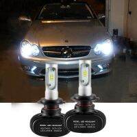 2Pc H7 80W ไฟหน้ารถมอเตอร์ไซค์แบบ LED หลอดไฟสำหรับ Mercedes-Benz B200 C230 C240 C250 C280 C300