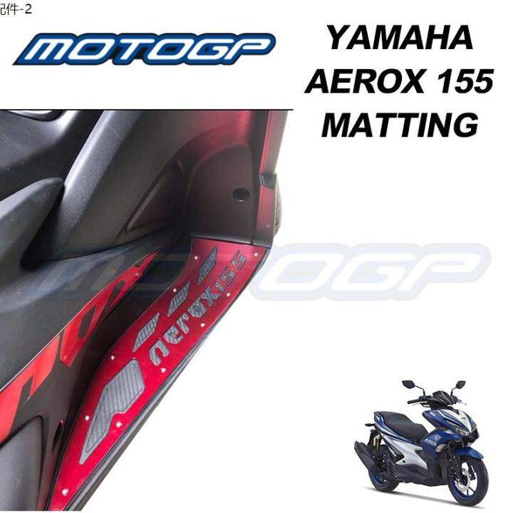 1set Aerox 155 V1 Matting Footboard With Complete Bolts and Nuts