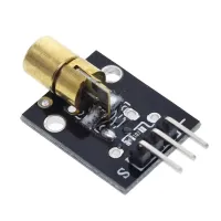 1PCS KY-008 650nm laser spot diode copper header for arduino DIY kit/laser sensor module 6mm 5V 5mW red