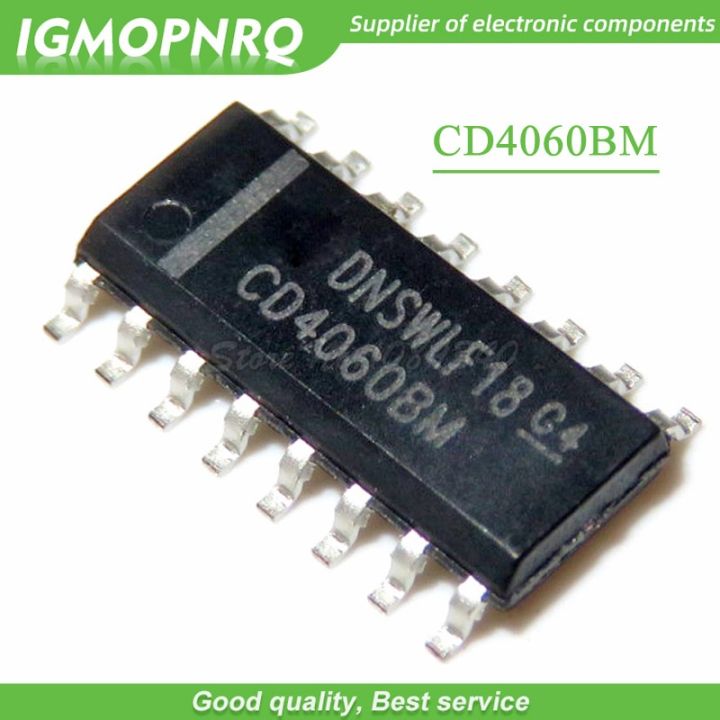 10PCS CD4060 CD4060BM SOP 16 CD Digital IC Logic Binary Counter New Original Free Shipping