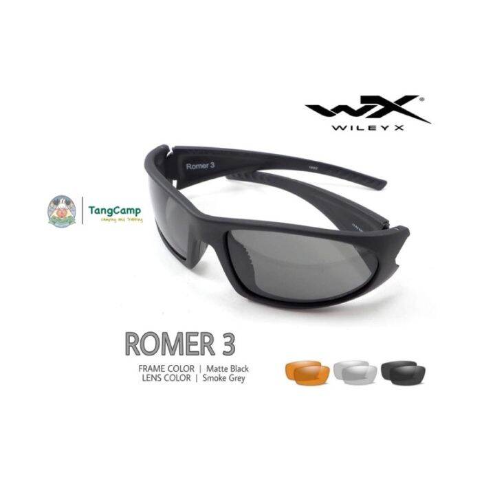 แว่นตา-wileyx-ของแท้-รุ่น-romer-3-ชุดสามเลนส์-กรอบสีดำ-กันสะเก็ด-กันแรงกระแทกสูง-พร้อมเลนส์สีส้ม-สีใส-สีเทาดำ