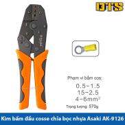 Kìm bấm cos chỉa bọc nhựa Asaki AK-9126 0.5 6mm2 - Kềm bấm đầu cosse Asaki