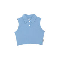 มอสซิโม® M3210-0000 เสื้อโปโล Slim Crop Polo - Blue