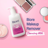 [ของแท้ 100% ฉลากไทย] บิโอเร เมคอัพ รีมูฟเวอร์ คลีนซิ่ง มิลค์ Biore Makeup Remover Cleansing Milk  ขนาด 180 ml