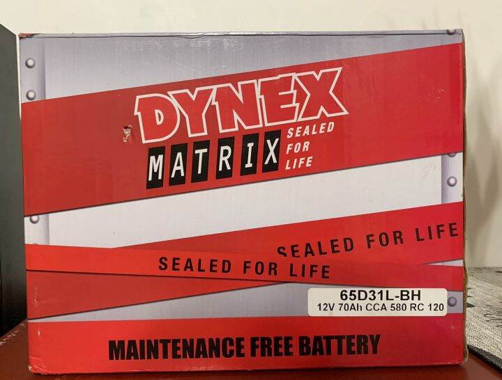 Dynex Matrix Battery for SUV/Diesel Engine (SEALED) | Lazada PH