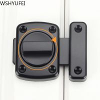 WSHYUFEI Zinc alloy General latch Security Anti-theft Door latch Bedroom Bathroom Turn Twist Bolt Privacy Catch Latch Hardware