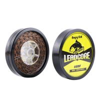 Lead Core Carp Fishing Line 10 Meters Lead clad Braid Wire Lines for Carp Rig Making Sinking Braided Line 25/35/45/60LB