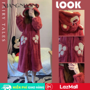 XIANG NIAN NI Loungewear for women Pajamas with plush and thick warm and