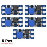 【✅】 Ever Green House 5Pcs DC-DC SX1308-ปรับโมดูล DC DC Boost Converter ปรับแหล่งจ่ายไฟ2-24V 2-28V 2A Diy ชุด