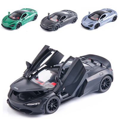 1:32 McLaren 720S รถรุ่นเสียงและแสงดึงกลับคอลเลกชัน Diecast ยานพาหนะรถของเล่นสำหรับเด็ก