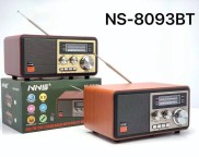 Đài Radio NS-8093BT, Bluetooth NNS, Bắt Sóng FM, AM,SW USB TF