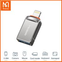 Mcdodo USB 3.0 to Lightning OTG Data Adapter For iPhone 13 12 11 Pro XS Max XR X 8 7 6 iPad Tablet Converter Data SD Card U Disk Cables