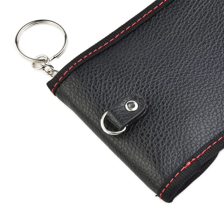 ฟาราเดย์สัญญาณบล็อก-rfid-กระเป๋ากุญแจรถทางเข้าแบบไม่มีกุญแจกระเป๋า1x