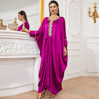 Eid Mubarak abaya ดูไบตุรกีอิสลามอาหรับมุสลิมยาว Maxi ชุด Kaftan Robe ชุดราตรีโมร็อกโก abayas สำหรับผู้หญิง caftan