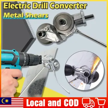 Electric Drill Plate Cutter, Metal Nibbler Drill Attachment, Electric Drill  Shears Attachment Cutter Nibbler Sheet Metal Cutter Drill Attachment, Sheet  Metal Cutter Drill Attachment (Universal) 