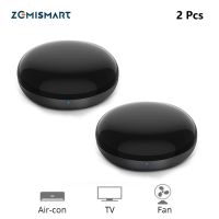 【SALE】 tpcnmw Zemismart 2ชิ้น IR Bridge Google Home Alexa Echo Control สำหรับเครื่องปรับอากาศพัดลมทีวีรีโมทคอนโทรล