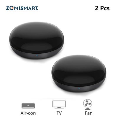 Zemismart 2 Pcs IR Bridge Google Home Alexa Echo Control for Infrared  Air-condition Fan TV Universal Remote Control Camera Remote Controls