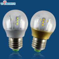 3วัตต์หลอดไฟ LED E27หลอดไฟ LED SMD 2835 epistar อัลตร้าสดใส360องศาข้าวโพดแสงอบอุ่นเย็นแสงสีขาวจัดส่งฟรี