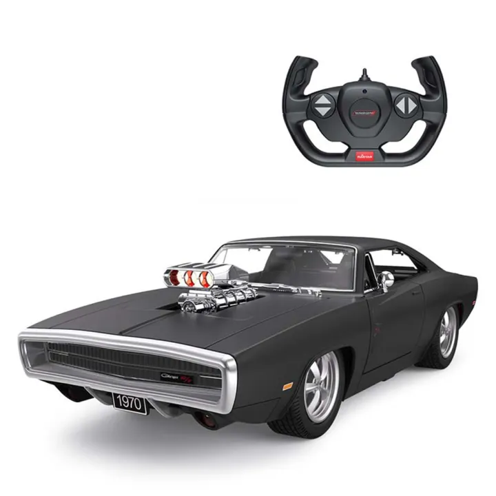 JDD【Fast Delivery】【Available Original】1:16 Dodge Charger Remote Control Car  With Sound Effects Usb Rechargeable Retro Rc Car Model Toy For 6+ Years Old  Kids color:As shown proportion:1:16 | Lazada Singapore