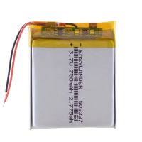 เซลล์ไอออน3.7V 750MAh 503337 LiPo ลิเธียมพอลิเมอร์ชาร์จได้จากโรงงานสำหรับ Mp3Mp4 Mp5แผ่นดีไอวายหัวบลูทูธ E-Book