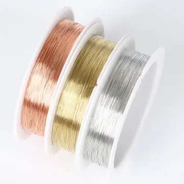 0.2/0.3/0.4/0.5/0.6/0.8/1mm Craft DIY Jewelry Line Making 20 Gauge Copper  Wire