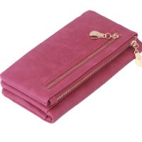 Double Zip Wristlet Wallet