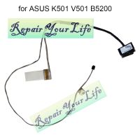 คอมพิวเตอร์พีซีแอลซีดี EDP LVDS สายเคเบิลสำหรับ ASUS K501 K501L K501LX K501LB A501L V505LB B5200 DD0XK5LC120 30PIN หน้าจอวิดีโอเฟล็กซ์ใหม่