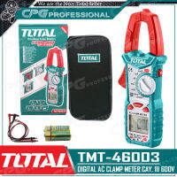 TOTAL ดิจิตอล แคลมป์มิเตอร์ (Digital AC Clamp Meter) CATIII 600V รุ่น TMT46003 ++จอดิจิตอล++