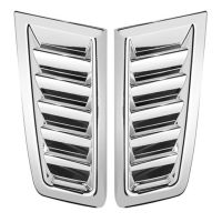 2Pcs Car Hood Bonnet Vents Grilles Air Flow Intake Hoods for Ford Focus MK2 ST Fiesta Mustang